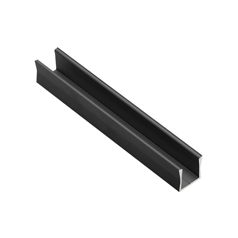 Slika proizvoda: ALU UGRADNI PROFIL GLAX MINI VISOKI 2M CRNI GTV LED PA-GLAXMNKW-AL-20M