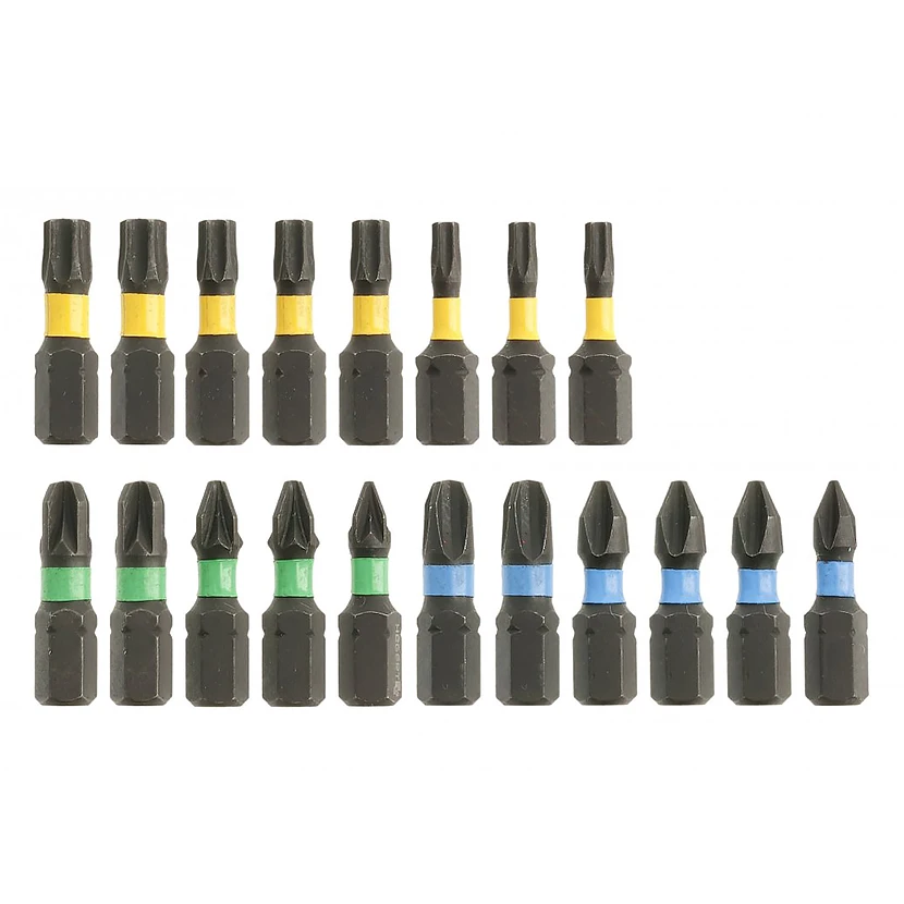 Slika proizvoda: BIT UDARNI 20 KOMADA MIX 25MM HOGERT HT1S698