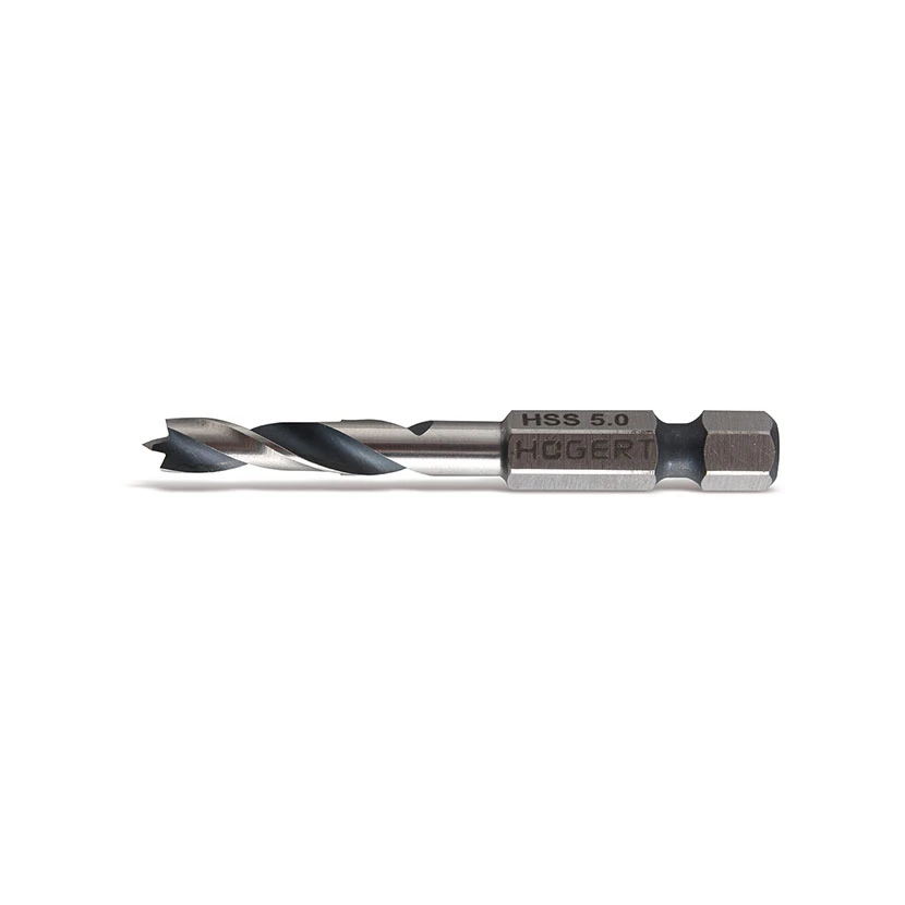 Slika proizvoda: BURGIJA S ŠESTOUGAONIM PRIHVATOM  1/4INCH HSS fi 8 MM L=60 MM HOGERT HT6D348