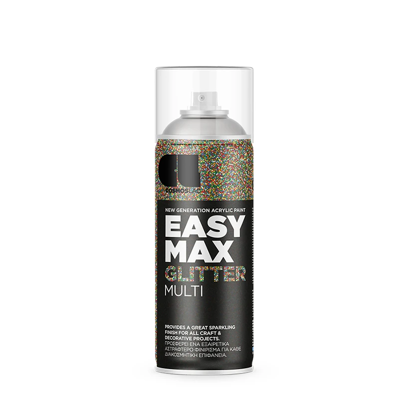Slika proizvoda: COSMOS SPRAY EASY MAX GLITTER MULTI NO912 400ML MOLERSKI ALAT COS0062