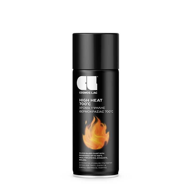 Slika proizvoda: COSMOS SPRAY HI-HEAT BLACK NO351 400ML MOLERSKI ALAT COS0081