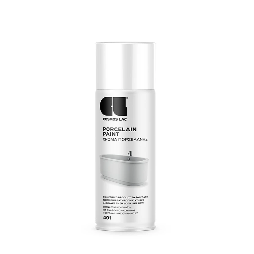 Slika proizvoda: COSMOS SPRAY PORCELAN WHITE NO401 400ML MOLERSKI ALAT COS0080