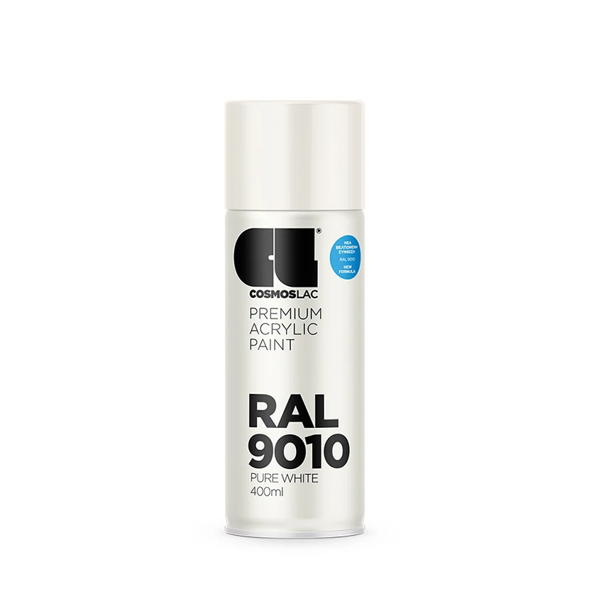 Slika proizvoda: COSMOS SPRAY RAL 9010 NO301 WHITE MATT 400ML MOLERSKI ALAT COS0095