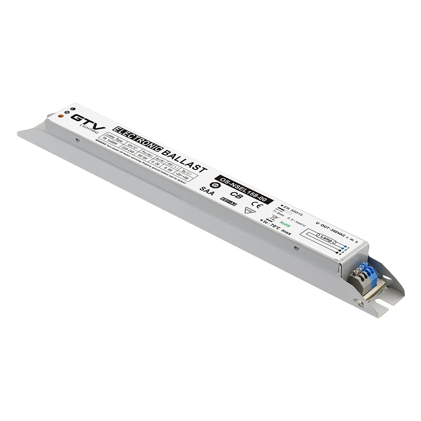 Slika proizvoda: Electronic ballast 1x58W, T8, EEI=A2, PF>0,95, AC220-240V, 50/60Hz GTV LED OS-NSEL158-00