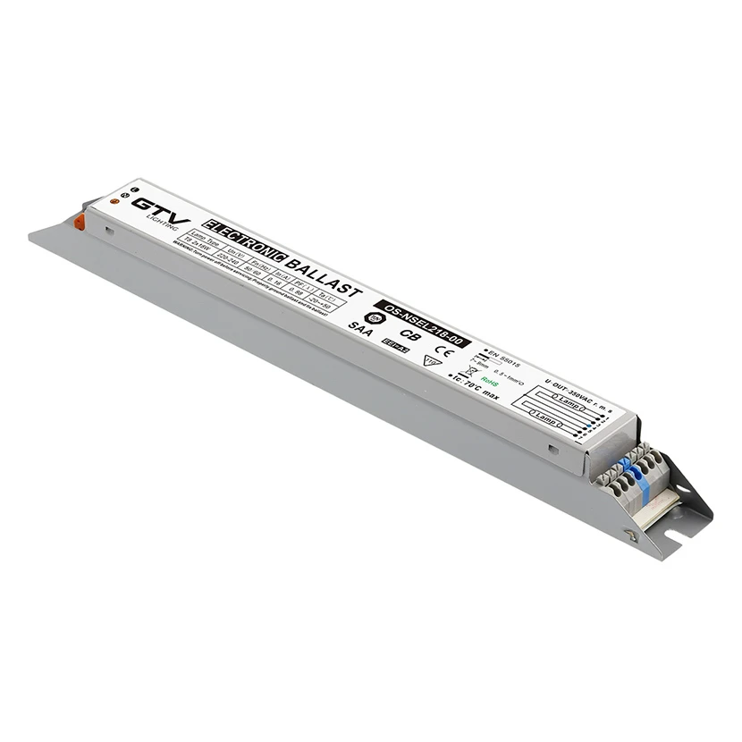 Slika proizvoda: Electronic ballast 2x18W, T8, EEI=A2, PF>0,95, AC220-240V, 50/60Hz GTV LED OS-NSEL218-00