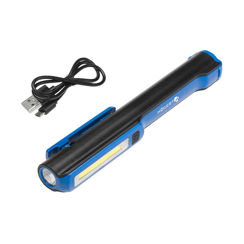 LAMPA USB COB 3W LED 3W 1200 MAH MAGNET HÖGERT® HT1E406