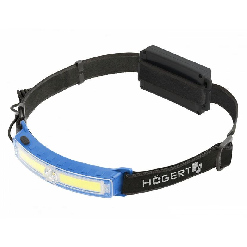 Slika proizvoda: LED LAMPA NAGLAVNA COB XPG USB ČEONA 6 FUNKCIJA HOGERT HT1E428