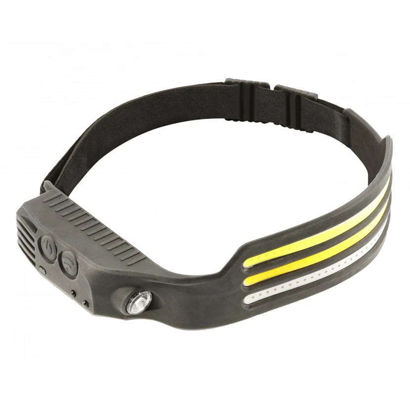 Slika proizvoda: LED LAMPA NAGLAVNA USB-COB-SMD-ČEONA 10 FUNKCIJA HOGERT HT1E427