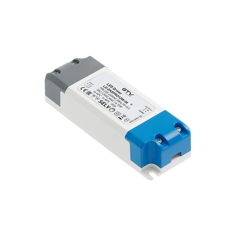 Slika proizvoda: LED NAPAJANJE PRO 12W 220-240VAC. 12VDC IP20 GTV LED LD-ZASPRO12W-30