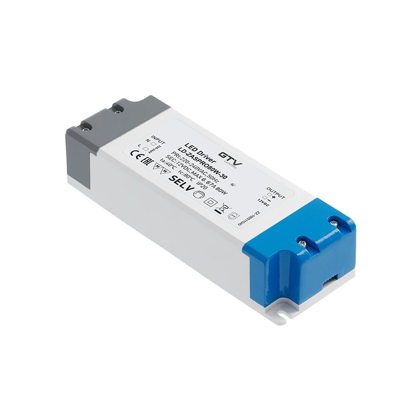 Slika proizvoda: LED NAPAJANJE PRO 80W 220-240VAC. 12VDC IP20 GTV LED LD-ZASPRO80W-30