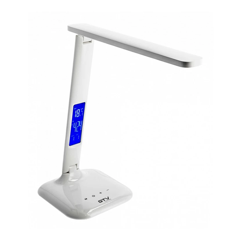 Slika proizvoda: LED STONA LAMPA LINEAR 7W CLOCK 3 COLOR 420lm IP20 BELA GTV LED LB-LIN7W-00-DEC