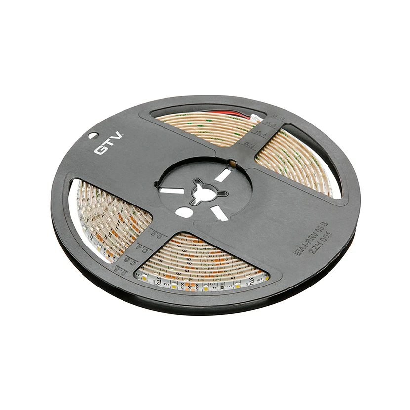 Slika proizvoda: LED TRAKA FLASH 3528, 60 LEDs/m, 3200K, 4,8 W/m, 280 lm/m, 12VDC, IP20, 8 mm,  5 GTV LED ARTIKLI KOJI SE VIŠE NE PROIZVODE LD-3528-300-65-CB