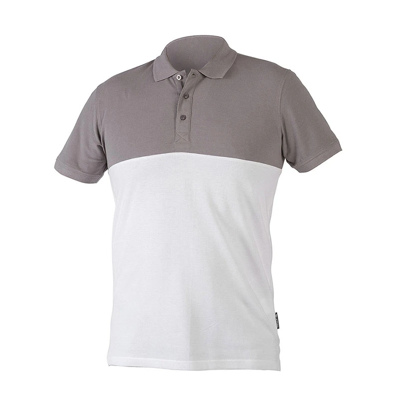 Slika proizvoda: MAJICA POLO URFT BELO/SIVA 56 - 2XL HOGERT HTZ ARTIKLI KOJI SE VIŠE NE PROIZVODE HT5K422-2XL