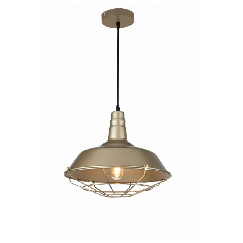 Slika proizvoda: PLAFONSKA LAMPA SOLEN 2 E27  365 CM ZLATNA GTV LED OS-SOL2-40-DEC