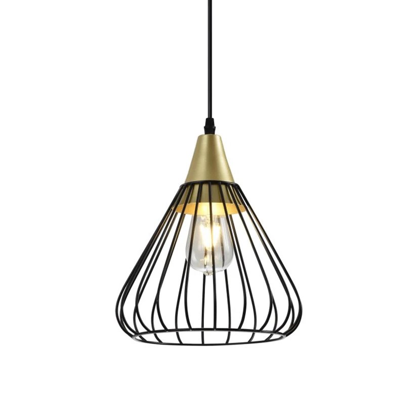 Slika proizvoda: PLAFONSKA LAMPA TESS E27  24 CM CRNA/ZLATNA GTV LED OS-TESS-11-DEC