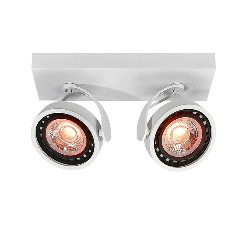 Slika proizvoda: PLAFONSKA LAMPA WALLY 2*GU10 ES111 BELA GTV LED OS-WALLY2-00-DEC