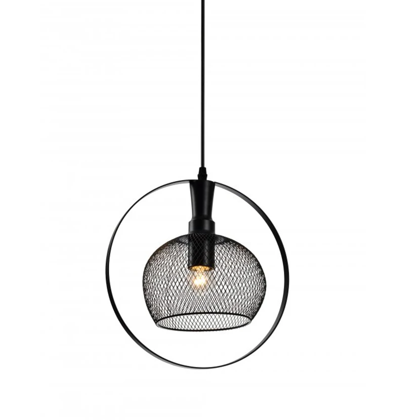 Slika proizvoda: PLAFONSKA LAMPA XALIS 1 E27  30 CM CRNA GTV LED OS-XAL1-10-DEC