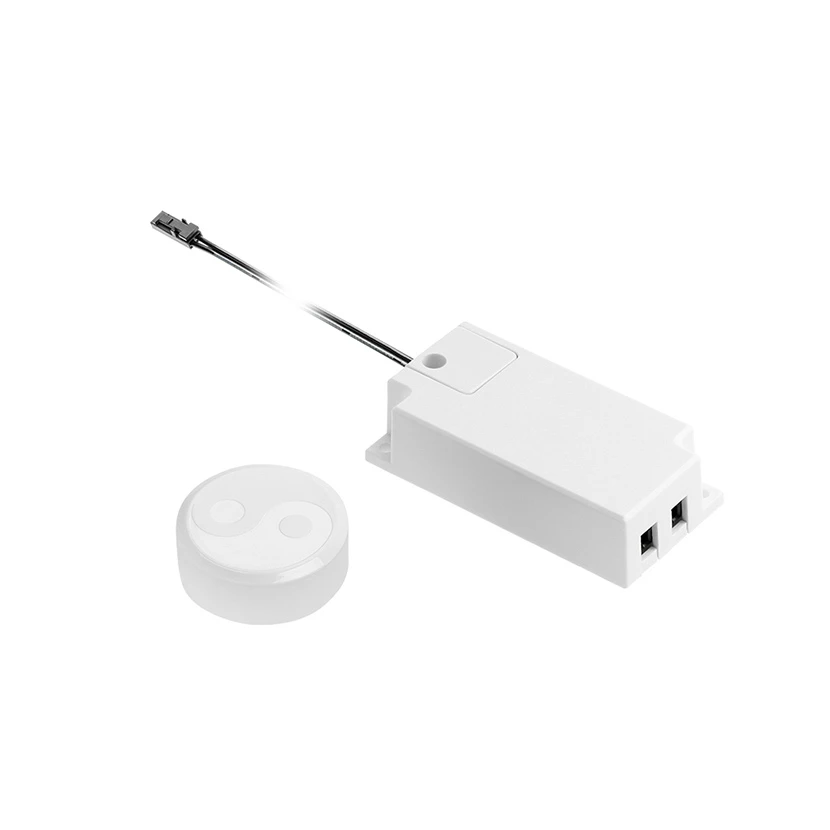 Slika proizvoda: PREKIDAČ BEŽIČNI CCT BELI 12-24V DC IP20 GTV LED ARTIKLI KOJI SE VIŠE NE PROIZVODE AE-WDBP2CCT-10