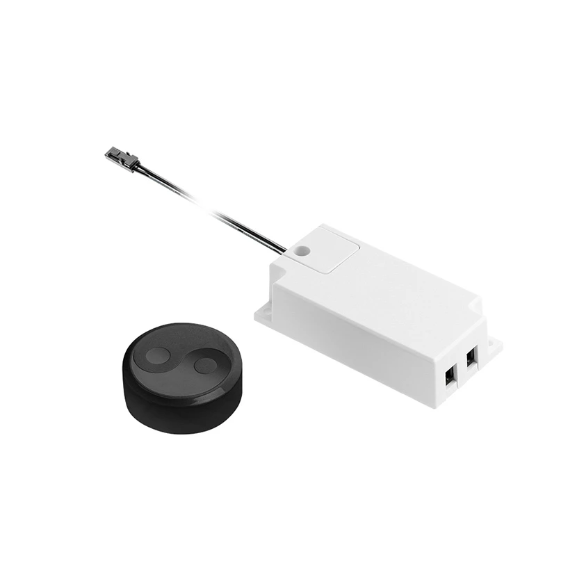 Slika proizvoda: PREKIDAČ BEŽIČNI CCT CRNI 12-24V DC IP20 GTV LED ARTIKLI KOJI SE VIŠE NE PROIZVODE AE-WDBP2CCT-20