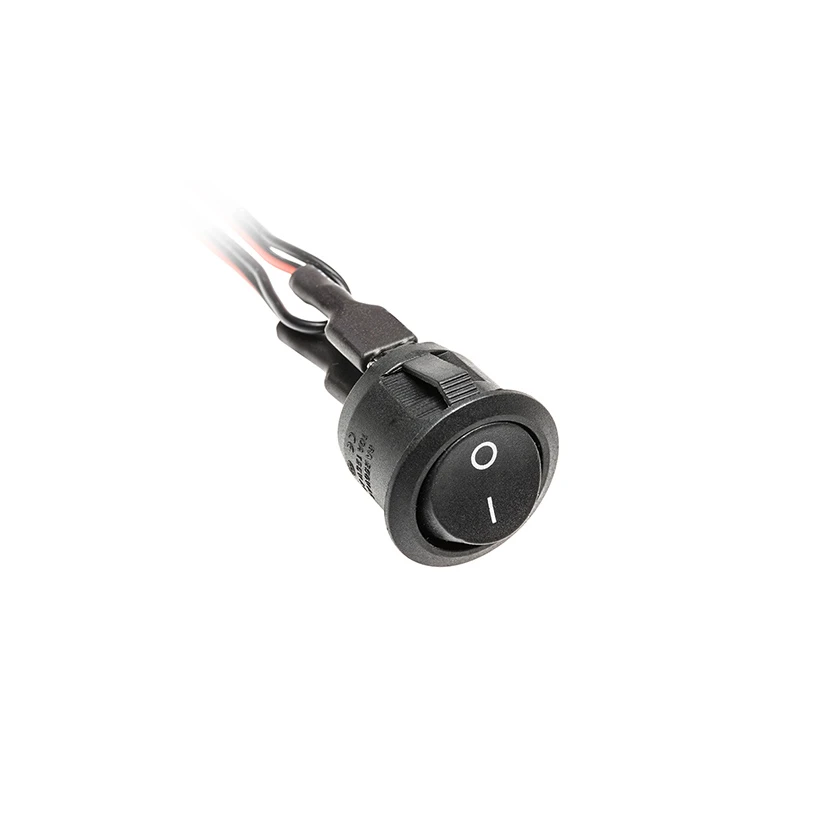 Slika proizvoda: PREKIDAČ PREGIBNI 12V DC IP20 CRNI GTV LED AE-WLC01-20