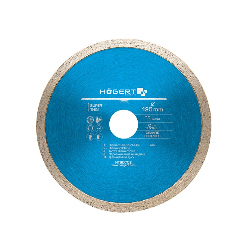 Slika proizvoda: REZNA PLOČA DIJAMANTSKA 125 MM HOGERT HT6D702