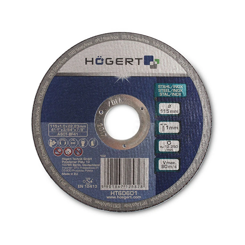 Slika proizvoda: REZNA PLOČA  ZA METAL/INOX 230 MM 1,9 MM HOGERT HT6D604