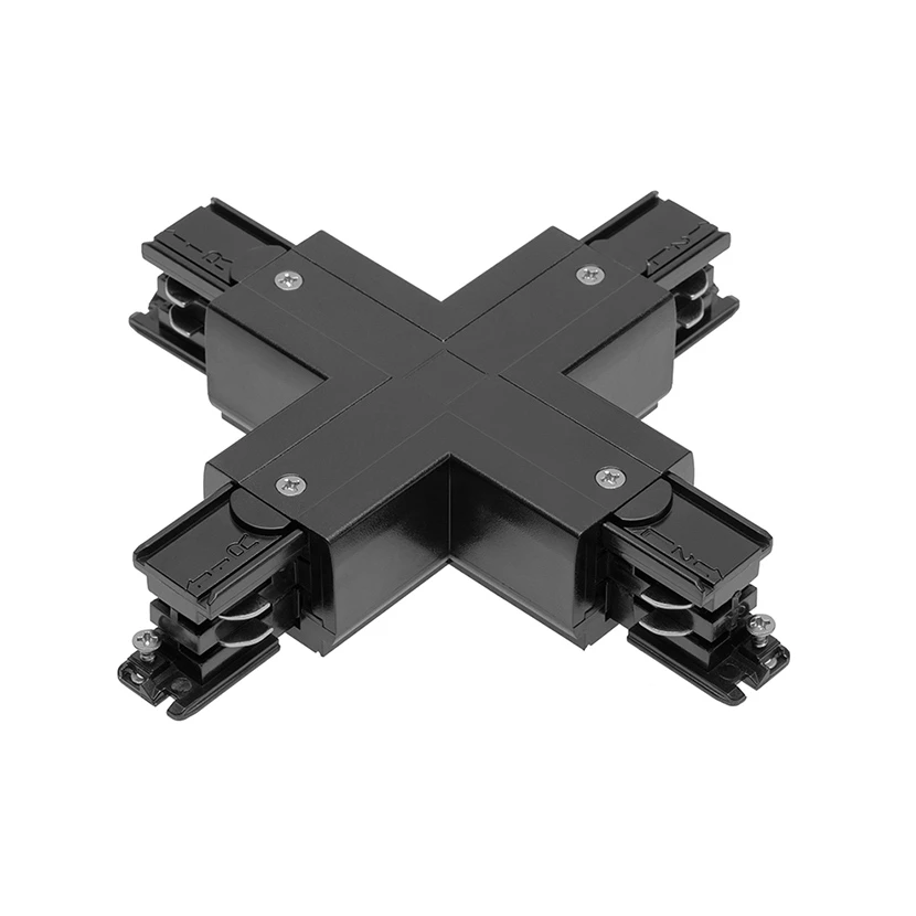 Slika proizvoda: X-RAIL KONEKTOR X 166x166MM CRNA GTV LED XAE-LKXUC-10