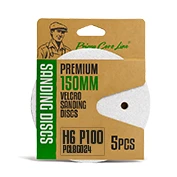 Slika proizvoda: BRUSNI DISK ČIČAK ZA LAK FI 150MM H 6 P 100 – 5 KOM/PAK
