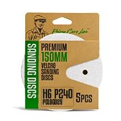 Slika proizvoda: BRUSNI DISK ČIČAK ZA LAK FI 150MM H 6 P 240 – 5 KOM/PAK